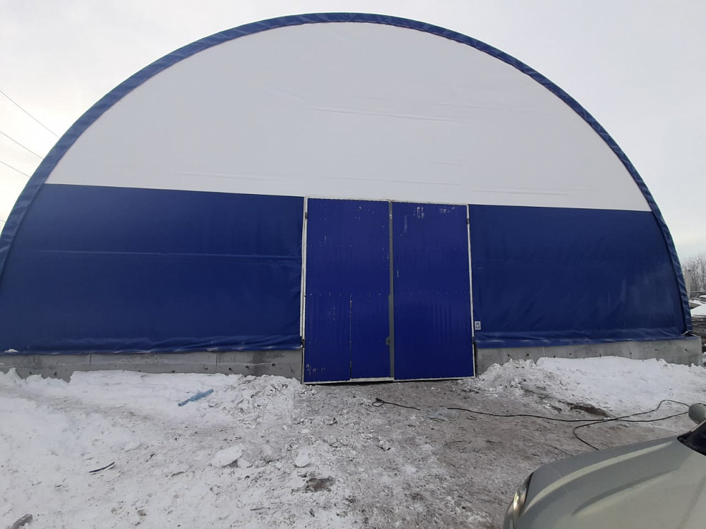 Ангар арочный Байконур 17,5*23,24м г. Бийск